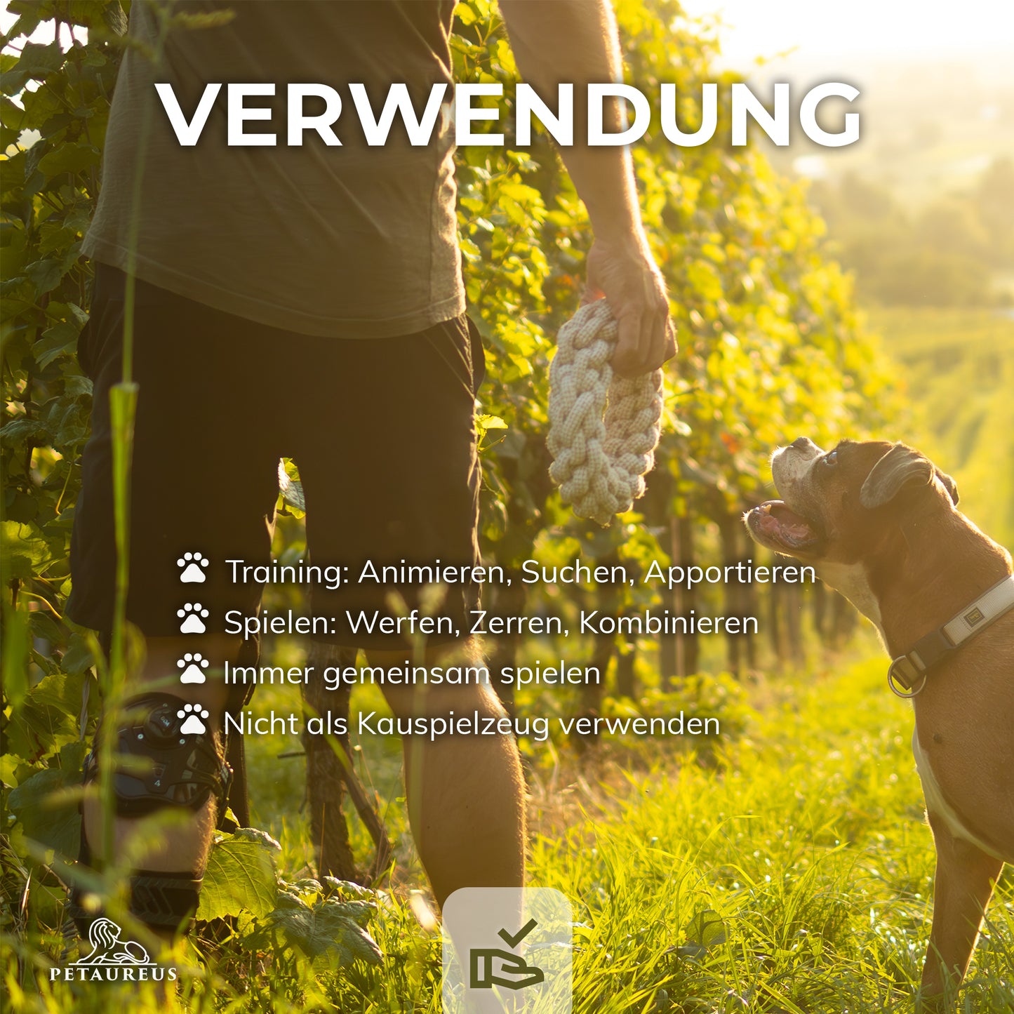 Premium Hundespielzeug: Seil Hundeball 4er Set - Robustes Spielzeug aus Baumwolle & Hanf