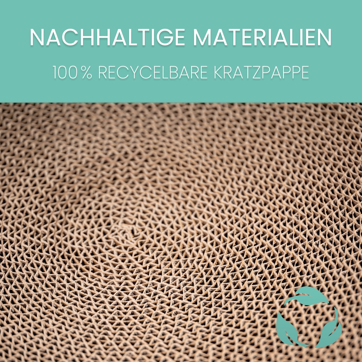 Kratzmöbel für Katzen stilvoller Ruheplatz aus Karton - Design "1920s Art Deco Luxe"