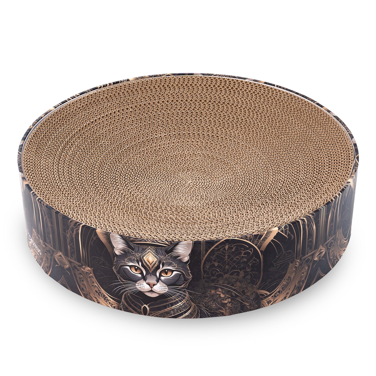 Kratzmöbel für Katzen stilvoller Ruheplatz aus Karton - Design "1920s Art Deco Luxe"