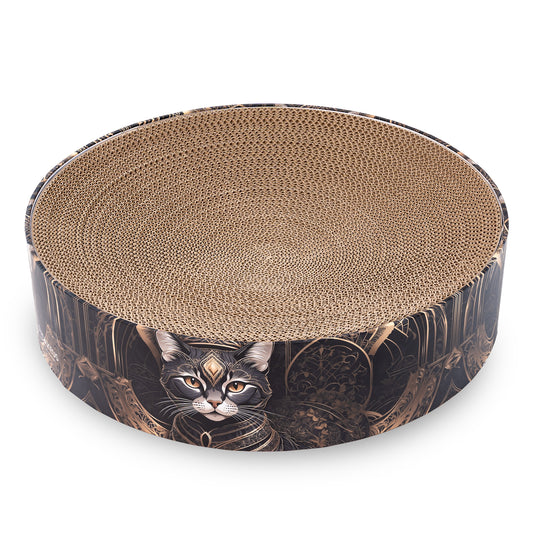 Kratzmöbel für Katzen stilvoller Ruheplatz aus Karton - Design "1920s Art Deco Luxe"