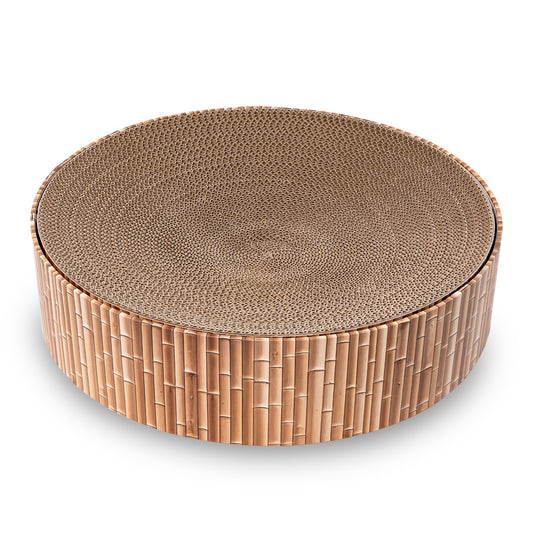 Kratzmöbel für Katzen stilvoller Ruheplatz aus Karton - Design "Bamboo"